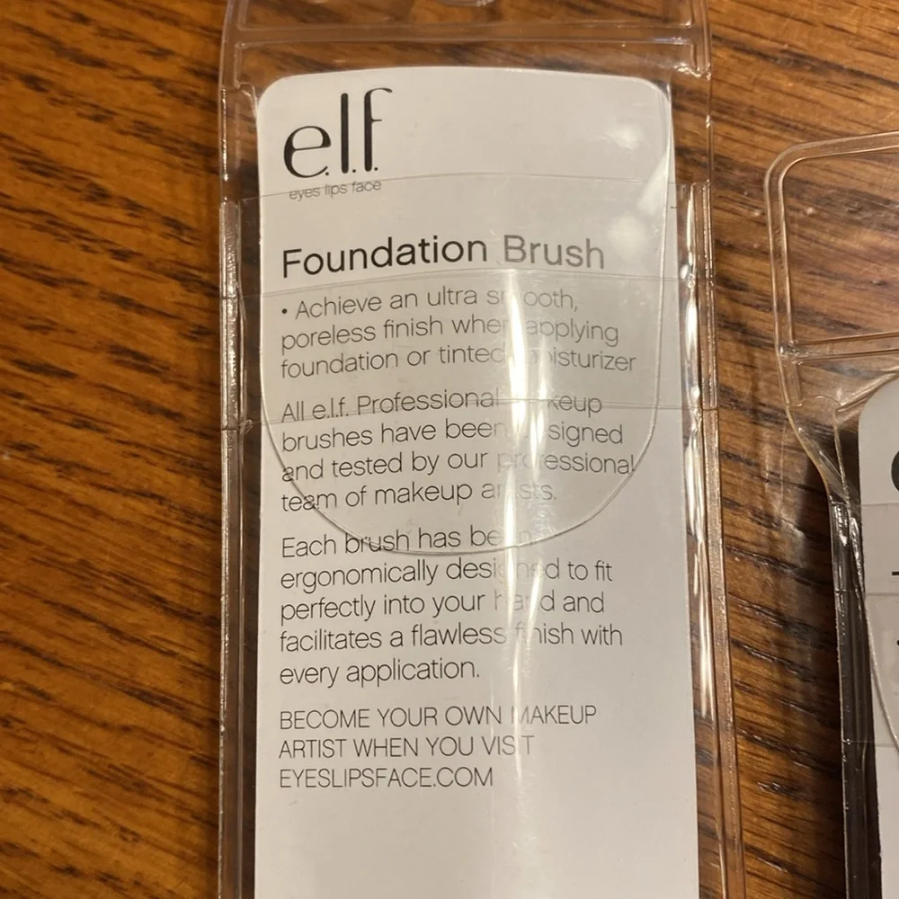 Elf Makeup Brushes Foundation and Total Face